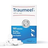 Traumeel T ad us. Vet. Tabletten 100 Stück | Natürliches Tierarzneimittel für Hunde und Katzen | Made in Germany